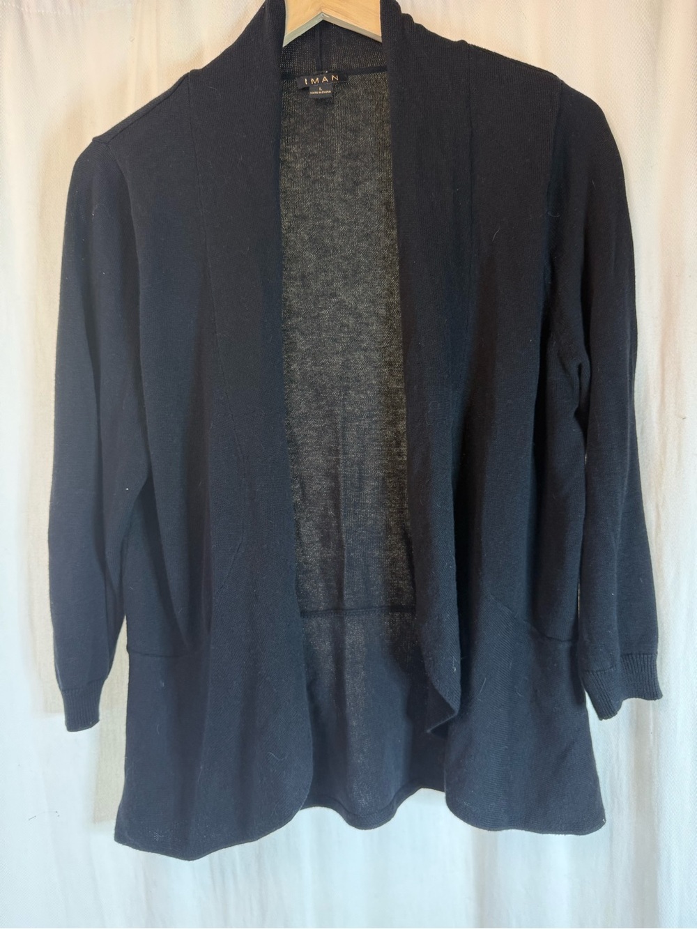IMAN Open-Front Women's Cardigan